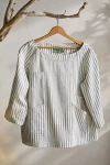Terrain X Of Dress Gardening Smock, Ticking Stripe In Multicolor