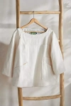 Terrain X Of Dress Gardening Smock, Washed Canvas In White