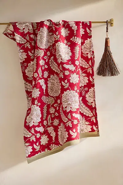 Terrain Yamini Cotton Dish Towel In Red