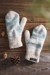 Terrain Yeti Wool + Fleece Mittens In Blue