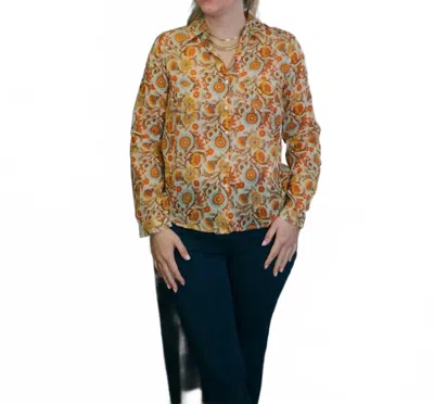 Terre Rouge Cotton Blouse In Brown