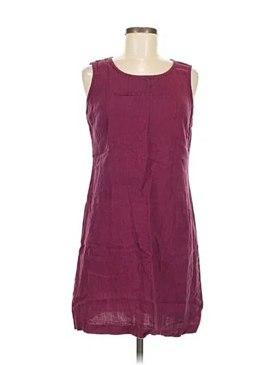 Pre-owned Territory Ahead Casual Dress In Burgundy