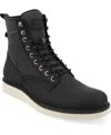 Territory Elevate Water Resistant Plain Toe Lace-up Boot In Black