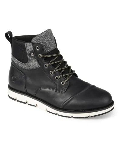 Territory Raider Wide Width Cap Toe Ankle Boot In Black