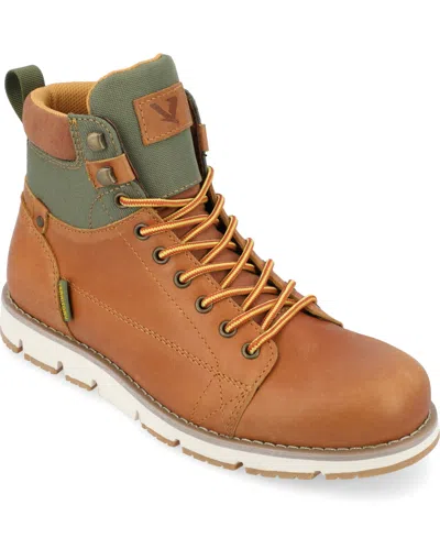 TERRITORY MEN'S SLICKROCK TRU COMFORT FOAM LACE-UP WATER RESISTANT ANKLE BOOTS