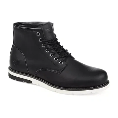 TERRITORY MENS AXEL BLOCK HEEL CHUKKA BOOTS