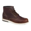 Territory Mens Axel Flat Heel Lace-up Boots In Multi
