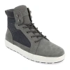 Territory Mens Latitude Flat Heel Lace Up Boots In Gray