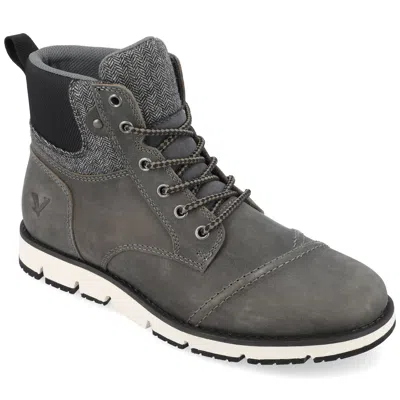 Territory Raider Wide Width Cap Toe Ankle Boot In Grey