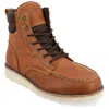 Territory Venture Water Resistant Moc Toe Lace-up Boot In Brown