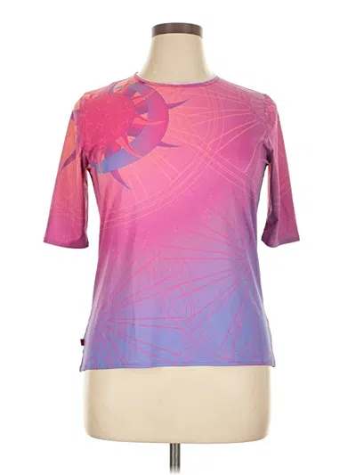 Pre-owned Terry Active T-shirt In Purple