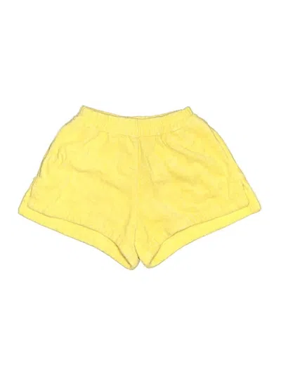 Pre-owned Terry Athletic Shorts In Yellow