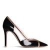 Terry De Havilland Women's Black / Gold Mandi Black Gold Stiletto Heels In Multi