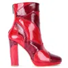 Terry De Havilland Women's Claudia Merlot Red Ankle Boot In Multi