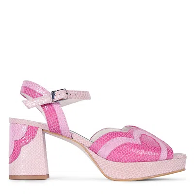 Terry De Havilland Women's Esme Blossom Pink Platform Heels
