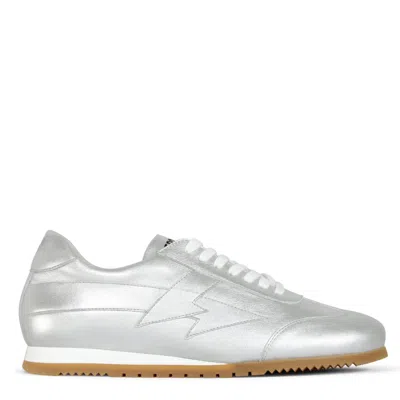 Terry De Havilland Women's Jogger Bolt Silver Sneakers In Gray