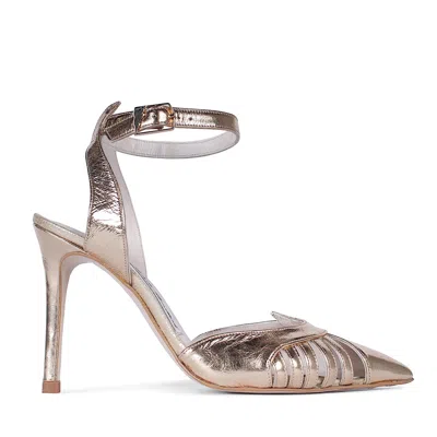 Terry De Havilland Women's Maya Gold Stiletto Heels
