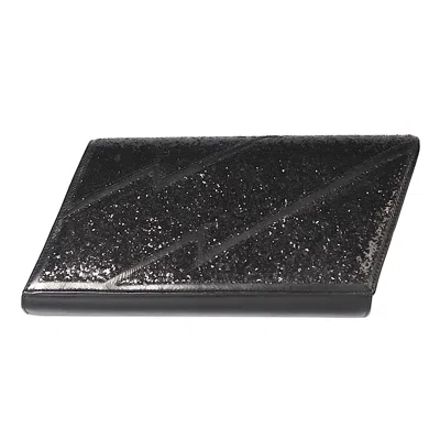 Terry De Havilland Women's Mia Clutch Bag Glitter Black