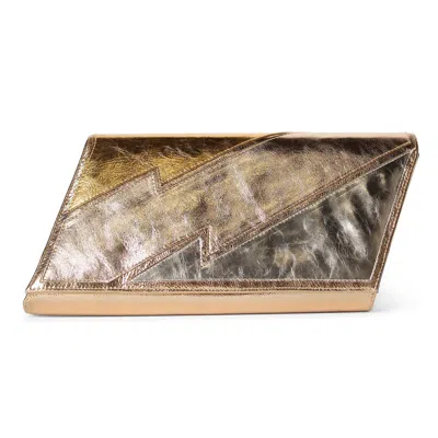 Terry De Havilland Women's Mia Clutch Bag Metallic Gold