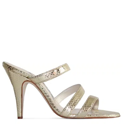 Terry De Havilland Women's New York Gold Sandals