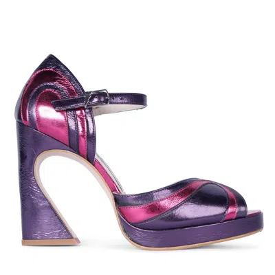 Terry De Havilland Women's Pink / Purple Lillita Platform Violet Pink Heels