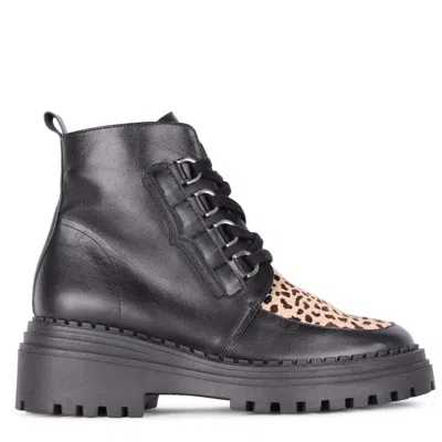 Terry De Havilland Women's Rita Festival Boot Black Animal Print