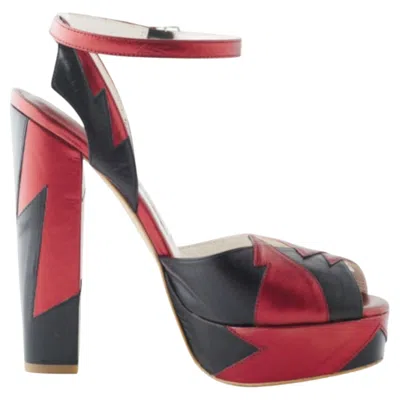 Pre-owned Terry De Havilland Zia Platform Sandals - '10s In Brown