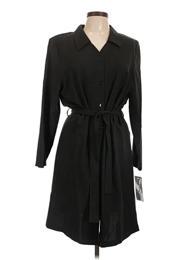 Pre-owned Terry Lewis Trenchcoat In Black