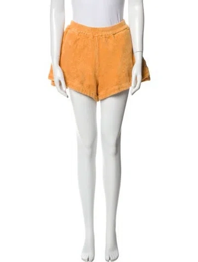 Pre-owned Terry Mini Shorts In Neutral
