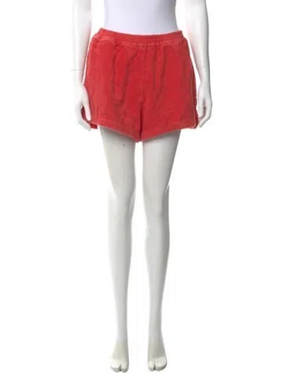 Pre-owned Terry Mini Shorts In Orange