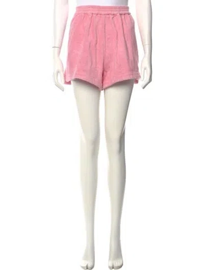 Pre-owned Terry Mini Shorts In Pink