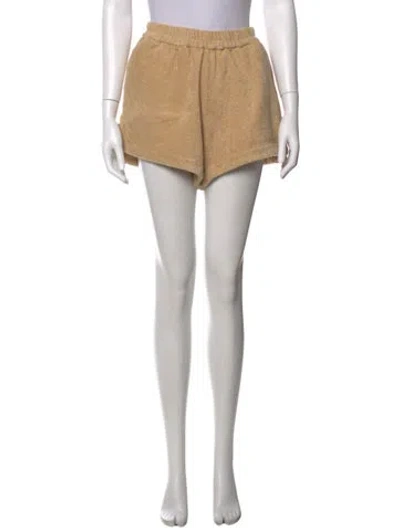 Pre-owned Terry Mini Shorts W/ Tags In Brown