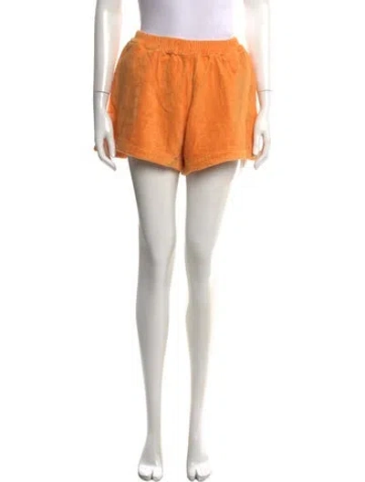 Pre-owned Terry Mini Shorts W/ Tags In Orange