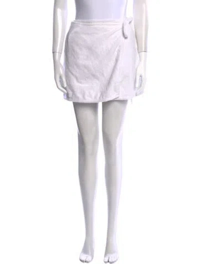 Pre-owned Terry Mini Skirt In Purple