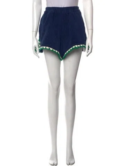 Pre-owned Terry Puesto Mini Shorts In Blue