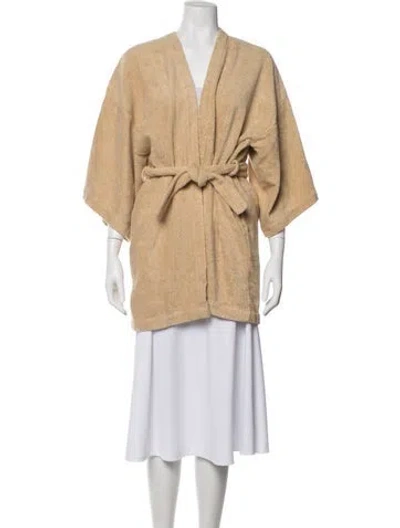 Pre-owned Terry Robe W/ Tags In Neutrals