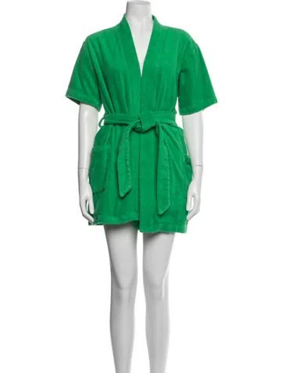 Pre-owned Terry Set In Green