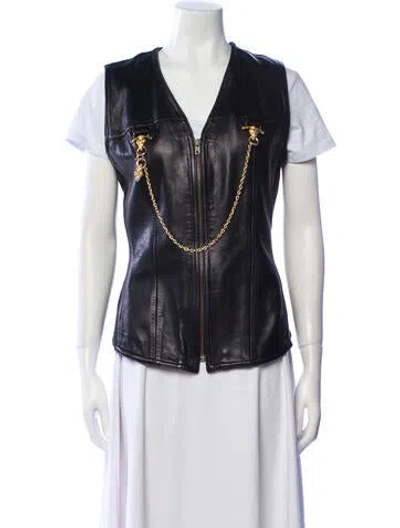 Pre-owned Terry Vintage 1990's Vest In Black