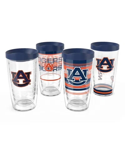 Tervis Auburn Tigers 4-pack 16oz. Classic Tumbler Set In Transparent