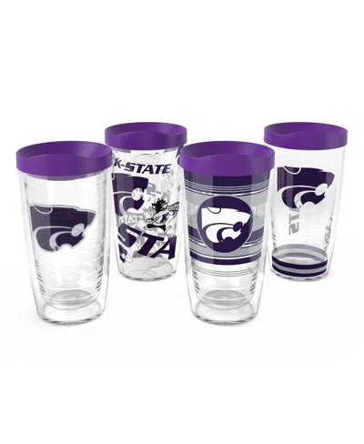 Tervis Kansas State Wildcats 4-pack 16oz. Classic Tumbler Set In Transparent