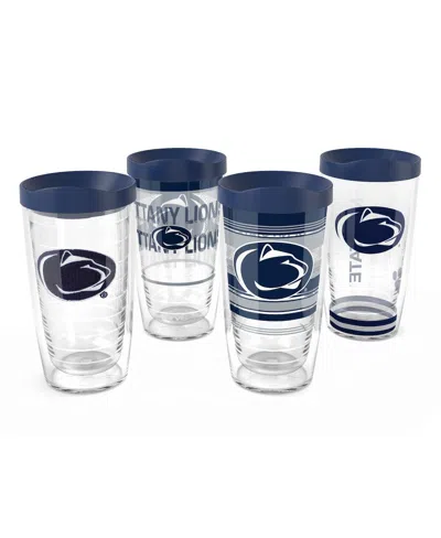 Tervis Penn State Nittany Lions 4-pack 16oz. Classic Tumbler Set In Transparent