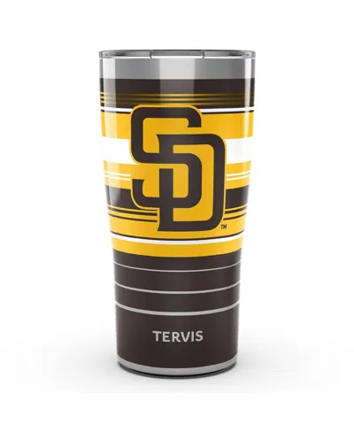 Tervis San Diego Padres 20oz. Hype Stripe Stainless Steel Tumbler In Transparent