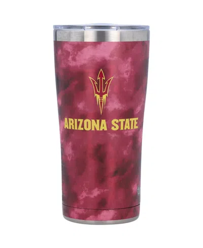 Tervis Tumbler Arizona State Sun Devils 20 oz Tie-dye Stainless Steel Tumbler In Burgundy