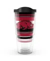 Tervis Tumbler Arkansas Razorbacks 24 oz Hype Stripe Classic Tumbler In Clear