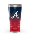 Tervis Tumbler Atlanta Braves 20 oz Ombre Stainless Steel Tumbler In Navy,red