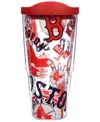 Tervis Tumbler Boston Red Sox 24oz All Over Colossal Wrap Tumbler In Red,clear