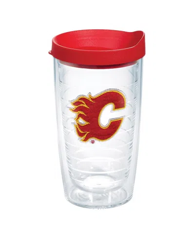 Tervis Tumbler Calgary Flames 16 oz Emblem Classic Tumbler In Clear