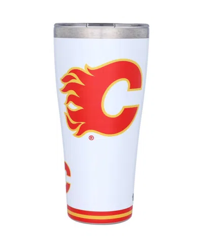 Tervis Tumbler Calgary Flames 30 oz Arctic Stainless Steel Tumbler In White,orange
