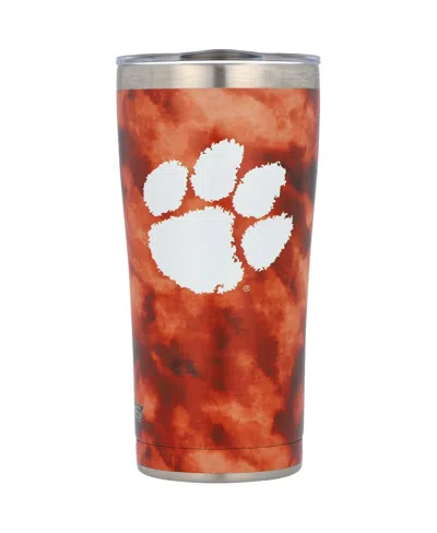 Tervis Tumbler Clemson Tigers 20 oz Tie-dye Stainless Steel Tumbler In Red