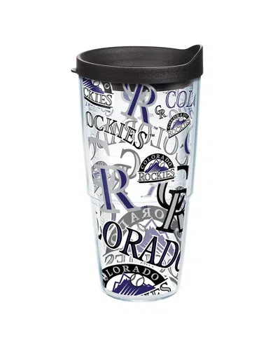 Tervis Tumbler Colorado Rockies 24 oz All Over Classic Tumbler In Black